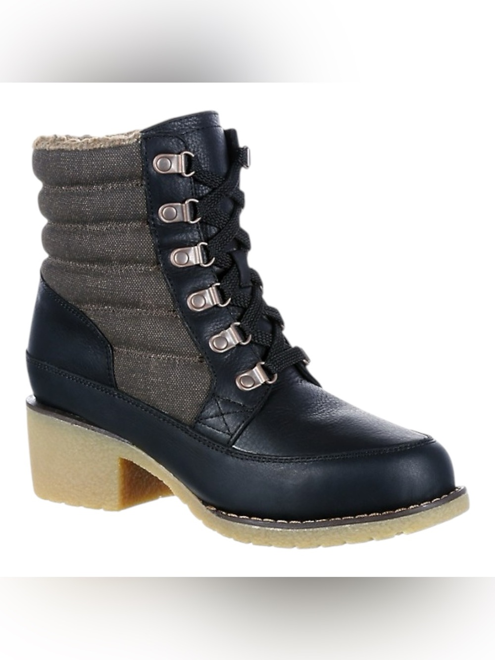 Durango Women's Cabin Lacer Black
& Brown Ankle Boots Size 7